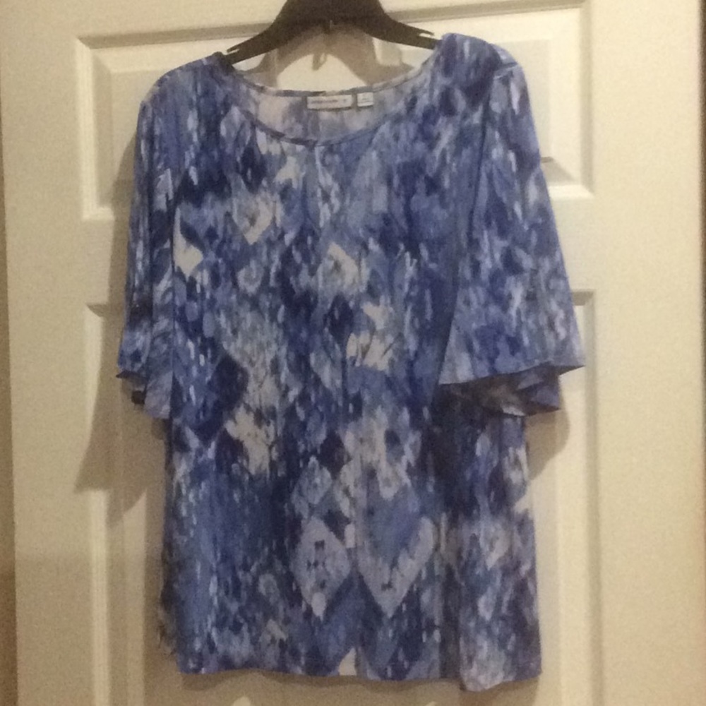 Top, Susan Graver size L in her signature knit $25
